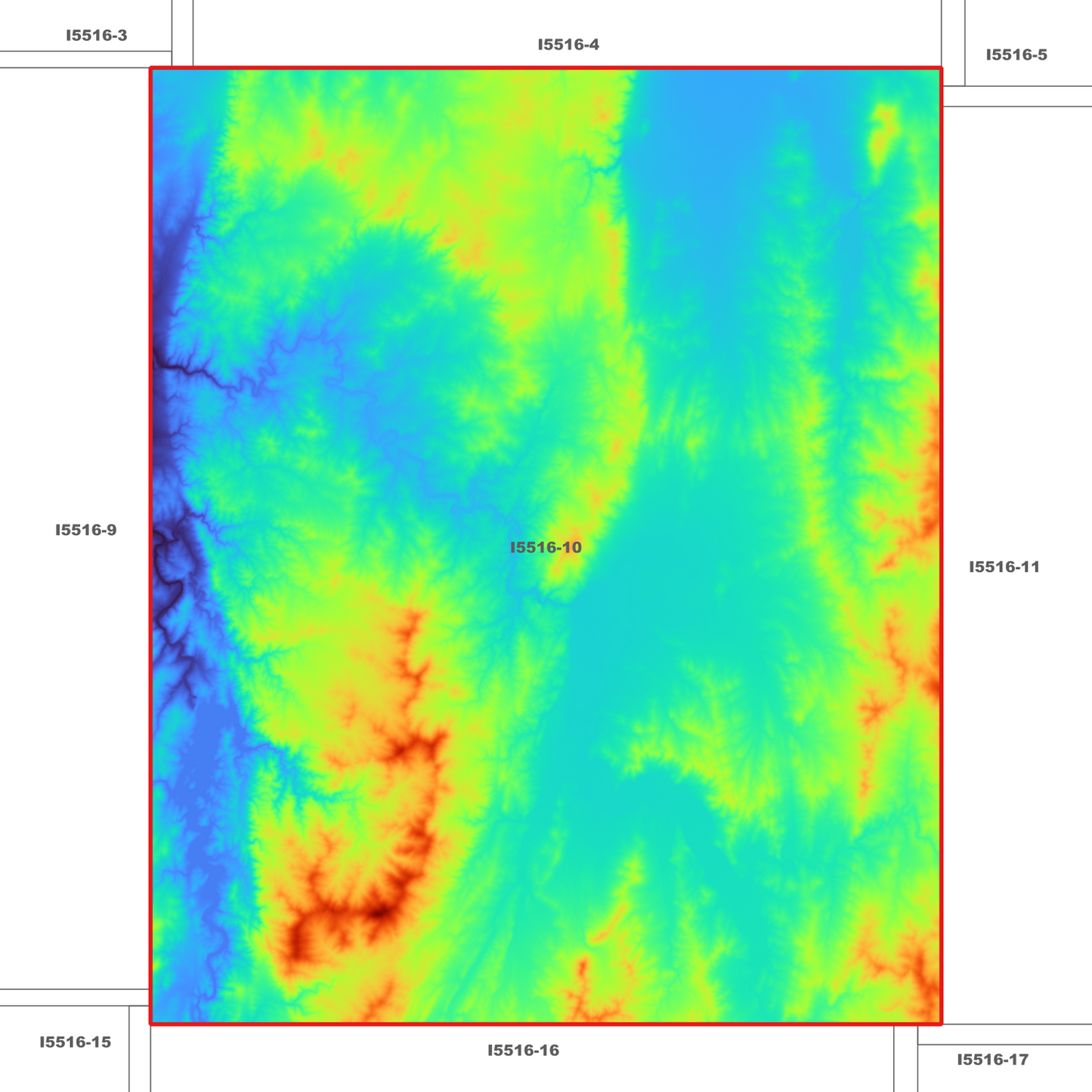 Carwoola 1m Digital Elevation Model (I5516-10)