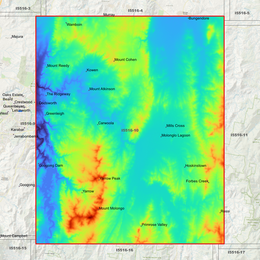 Carwoola 1m Digital Elevation Model (I5516-10)
