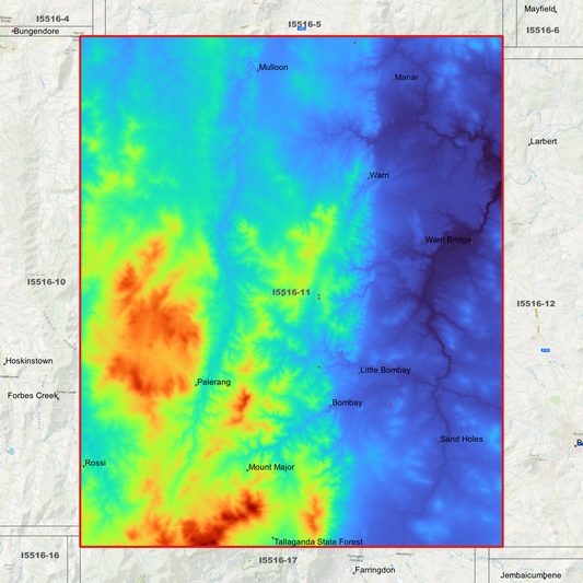 Palerang 1m Digital Elevation Model (I5516-11)