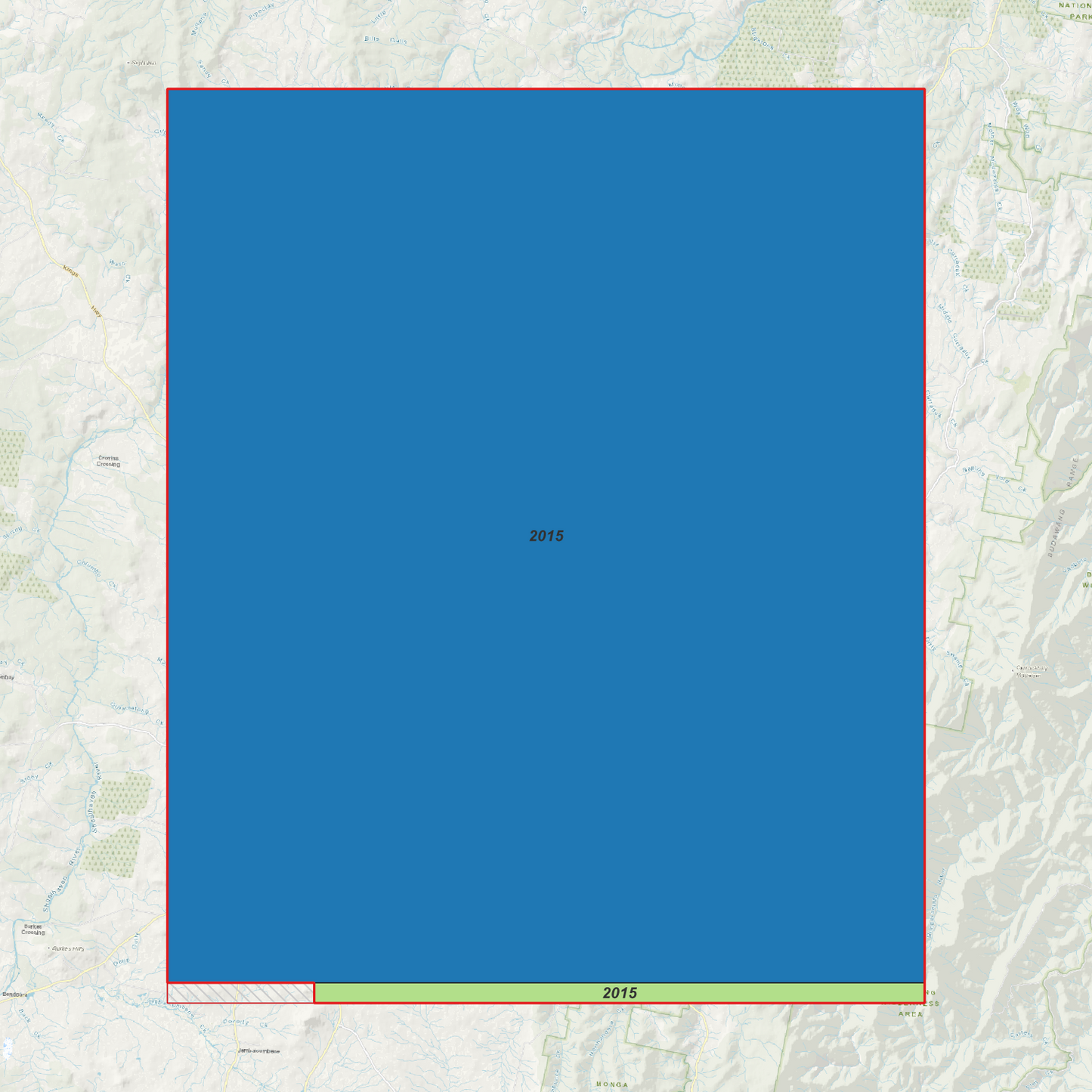 Braidwood 1m & 2m Digital Elevation Models (I5516-12)