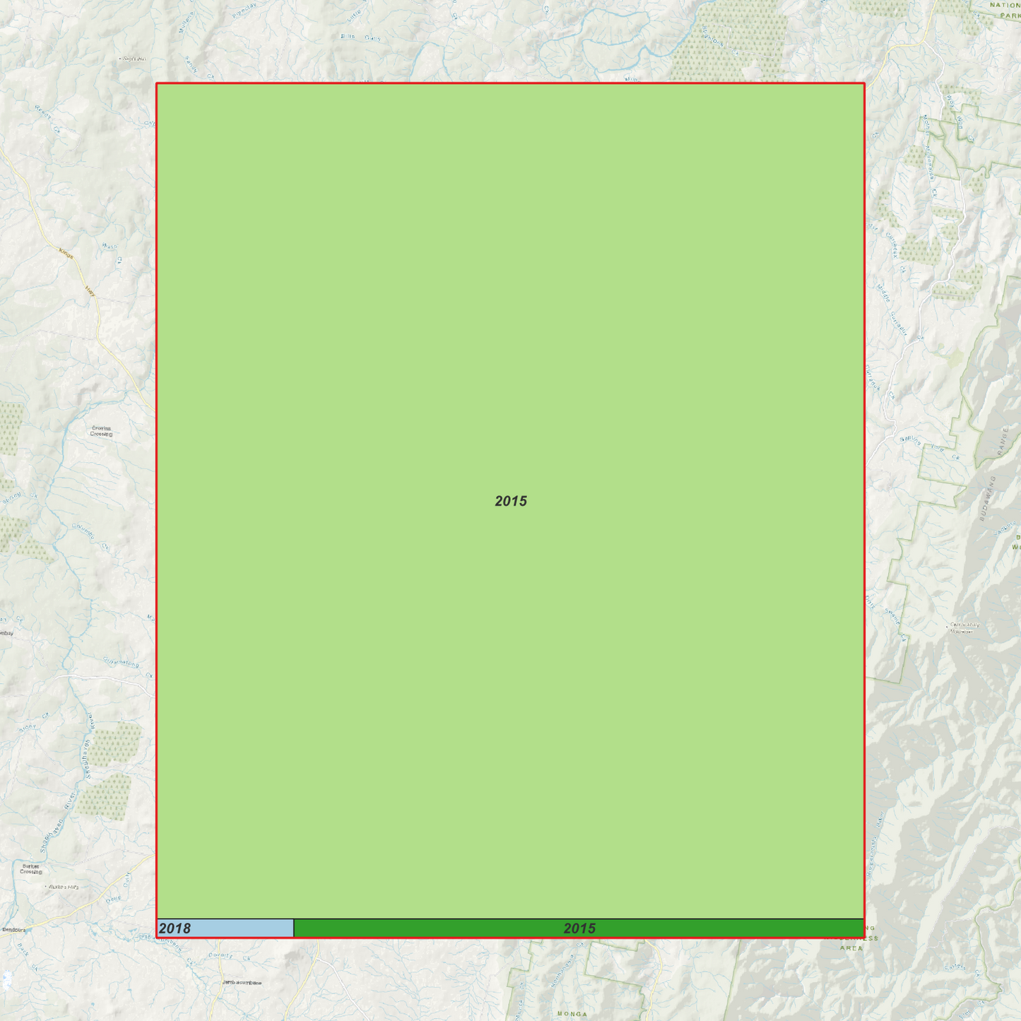 Braidwood 1m & 2m Digital Elevation Models (I5516-12)