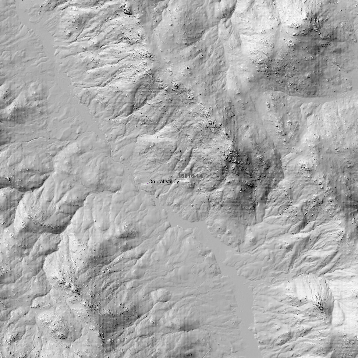 Bimberi 1m & 2m Digital Elevation Models (I5516-14)