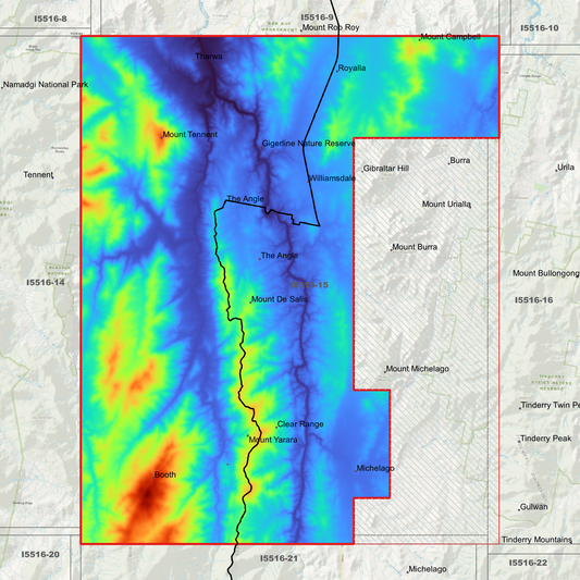 Michelago 1m Digital Elevation Model (I5516-15)