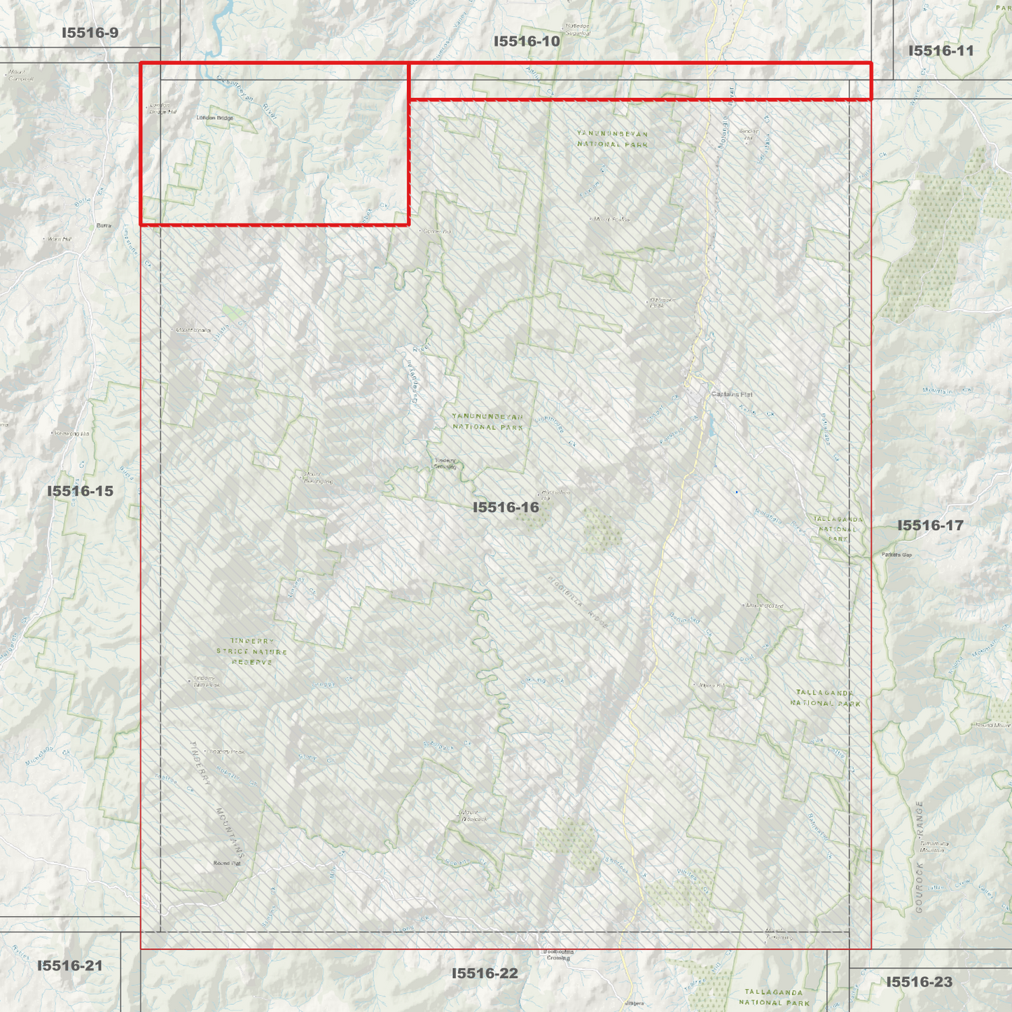 Captains Flat 1m Digital Elevation Model (I5516-16)