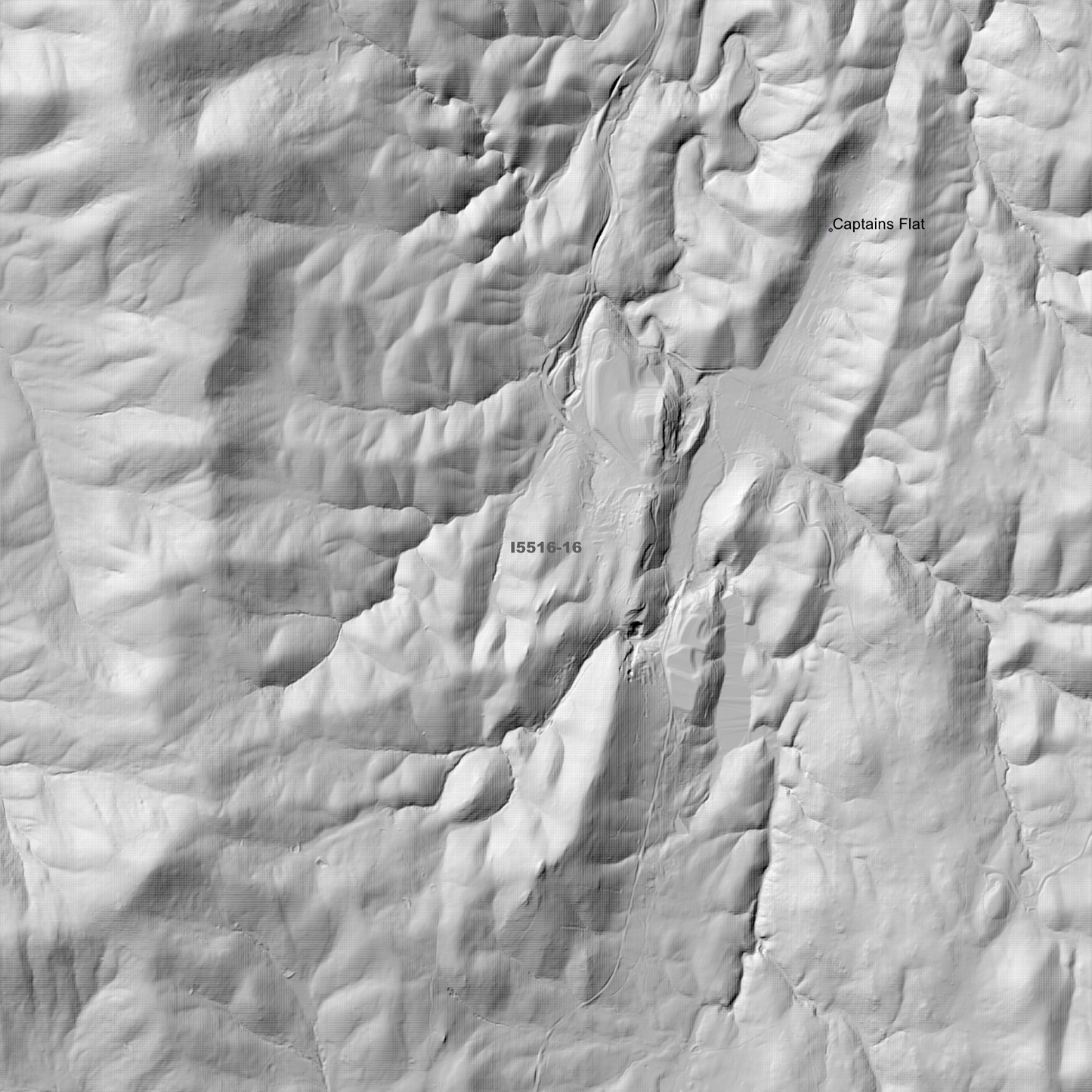 Captains Flat 1m & 2m Digital Elevation Models (I5516-16)