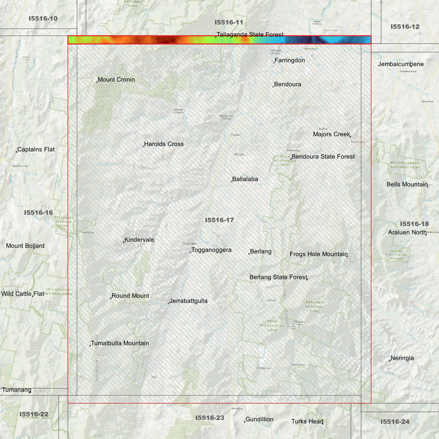 Berlang 1m & 2m Digital Elevation Models (I5516-17)