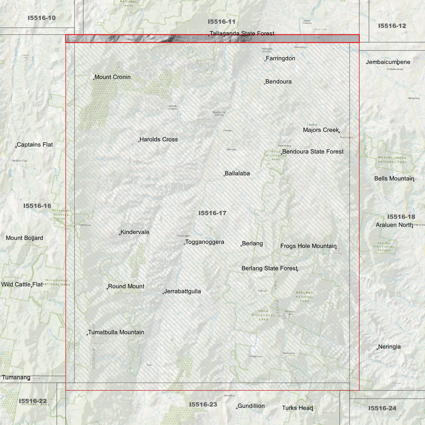 Berlang 1m & 2m Digital Elevation Models (I5516-17)