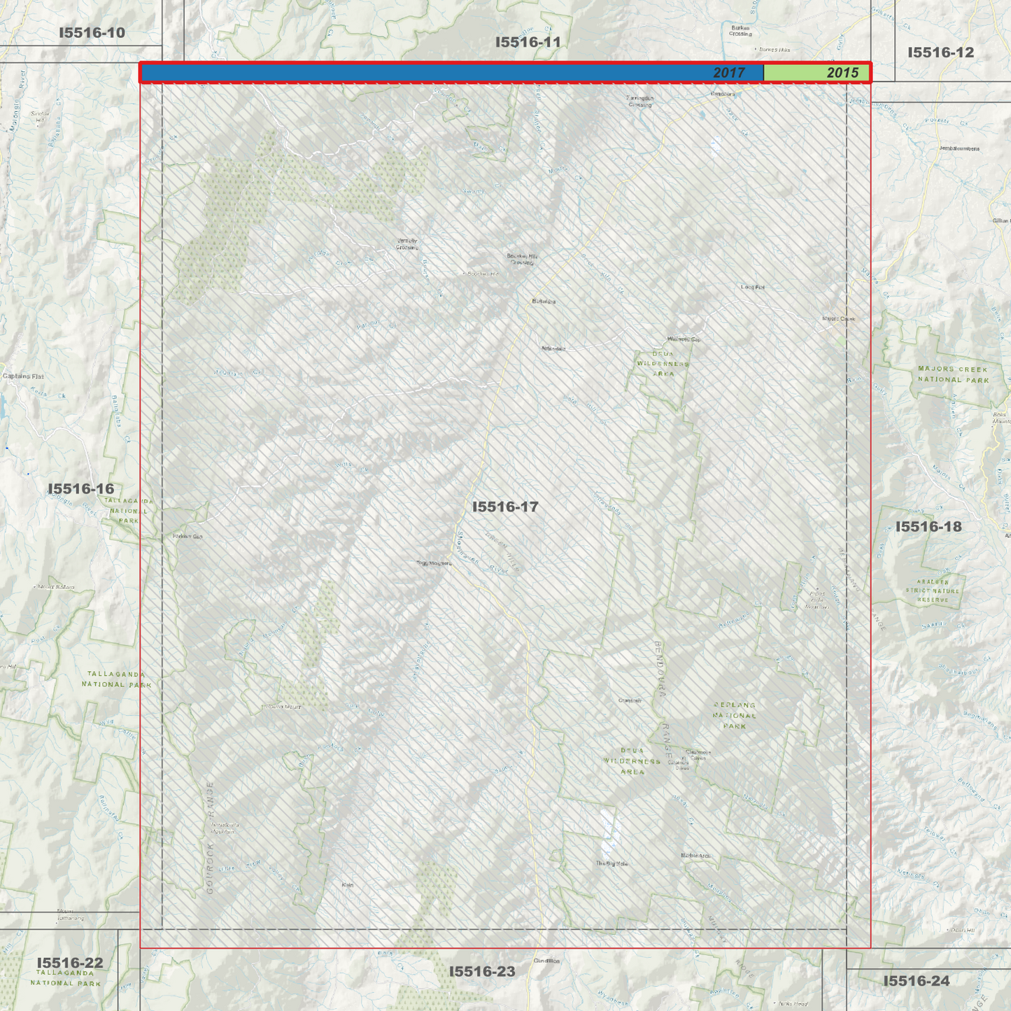 Berlang 1m Digital Elevation Model (I5516-17)