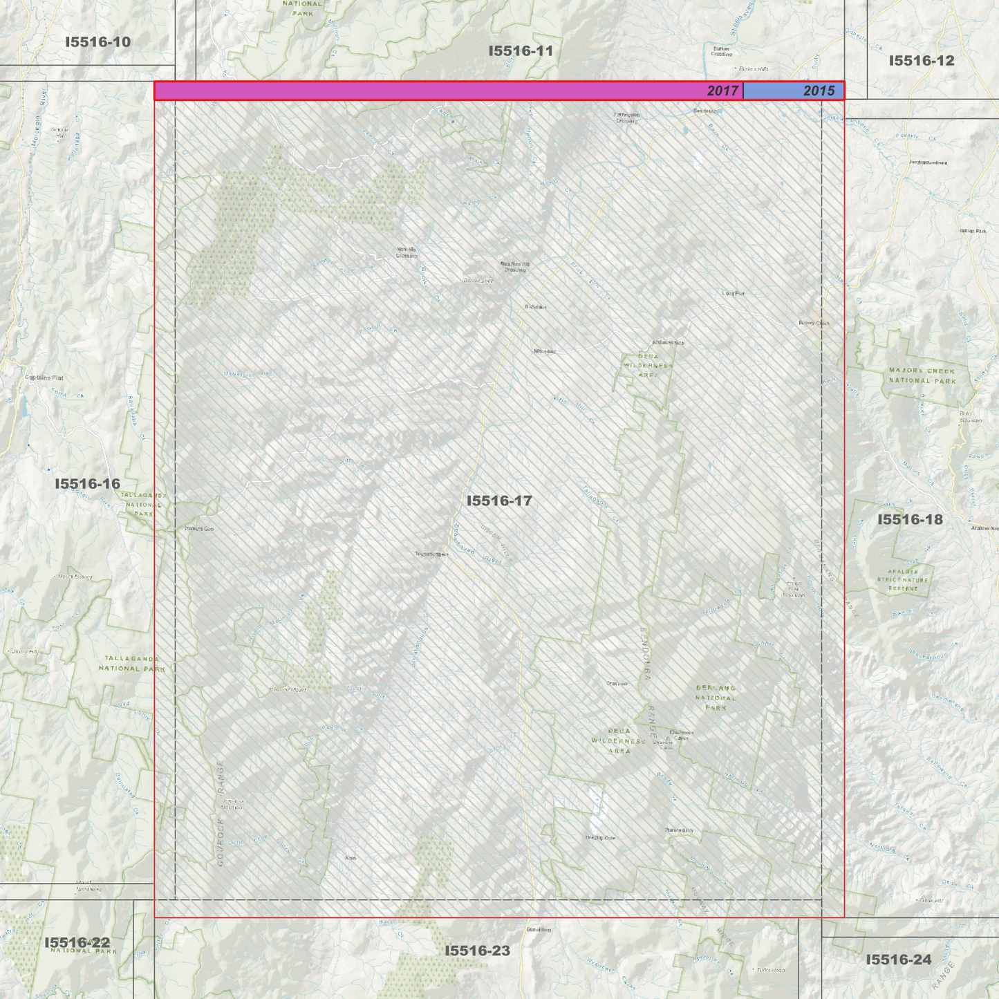 Berlang 1m & 2m Digital Elevation Models (I5516-17)