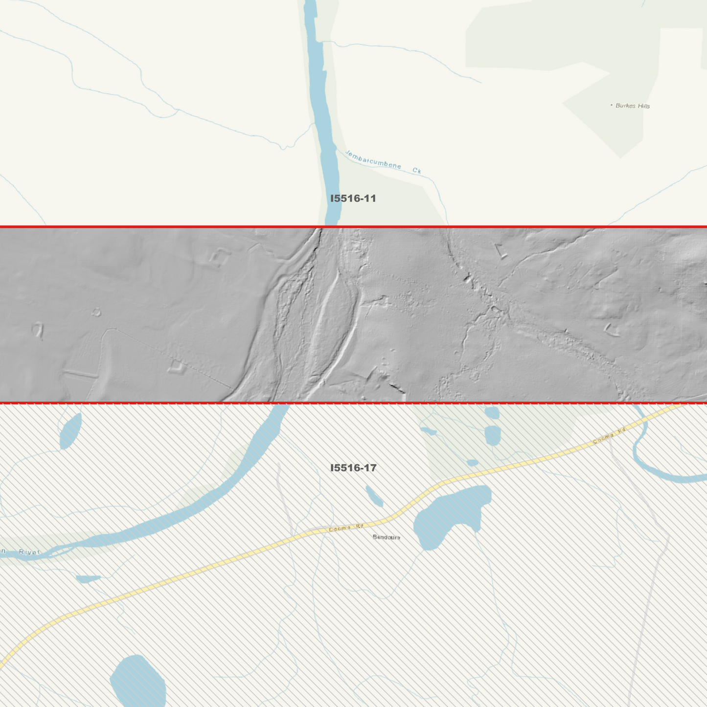 Berlang 1m Digital Elevation Model (I5516-17)