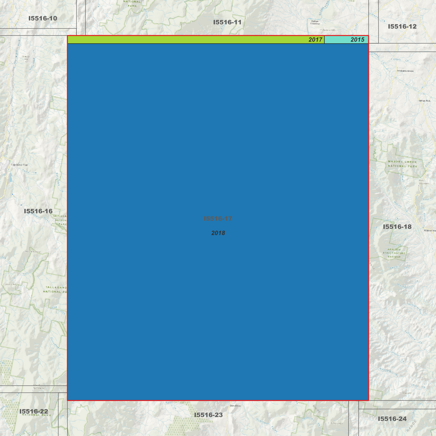 Berlang 1m & 2m Digital Elevation Models (I5516-17)