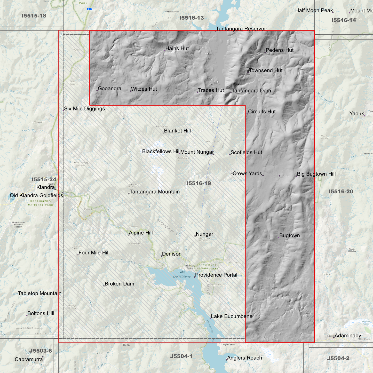 Bugtown 1m & 2m Digital Elevation Models (I5516-19)