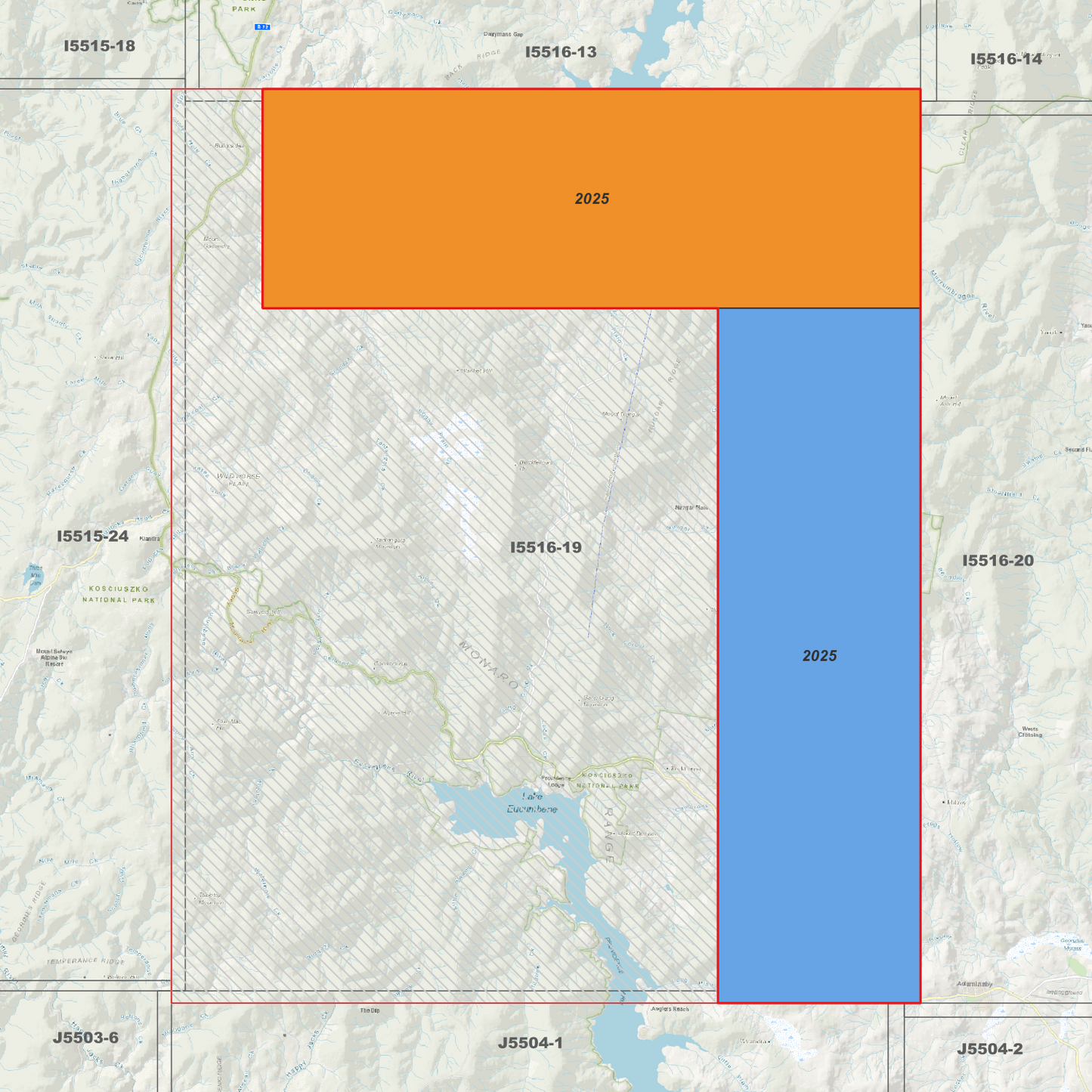 Bugtown 1m & 2m Digital Elevation Models (I5516-19)