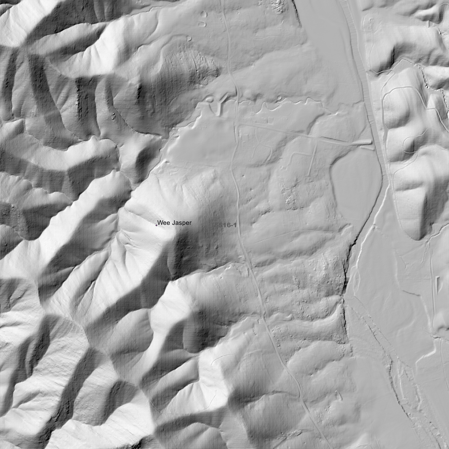 Wee Jasper 1m & 2m Digital Elevation Models (I5516-1)