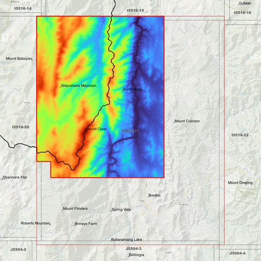 Bredbo 1m Digital Elevation Model (I5516-21)