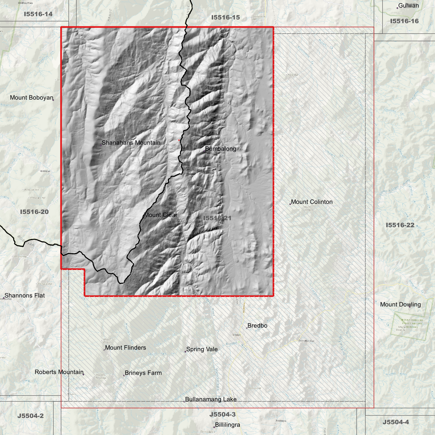 Bredbo 1m Digital Elevation Model (I5516-21)