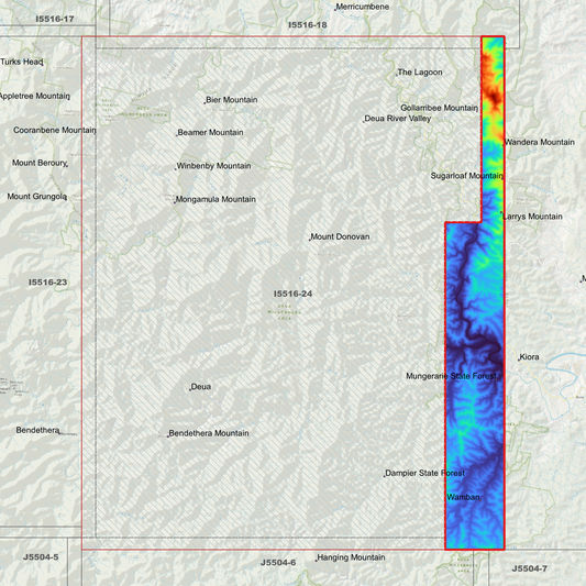 Deua 1m Digital Elevation Model (I5516-24)