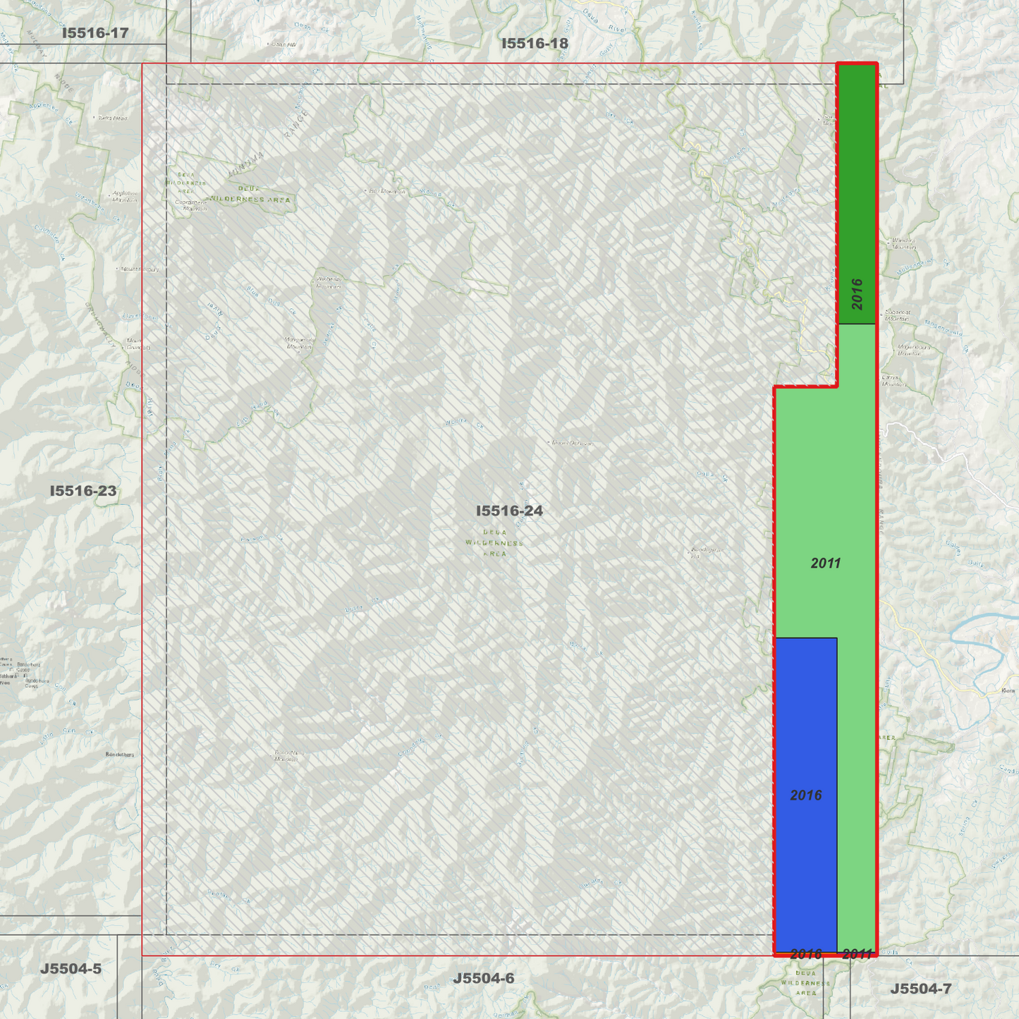 Deua 1m Digital Elevation Model (I5516-24)