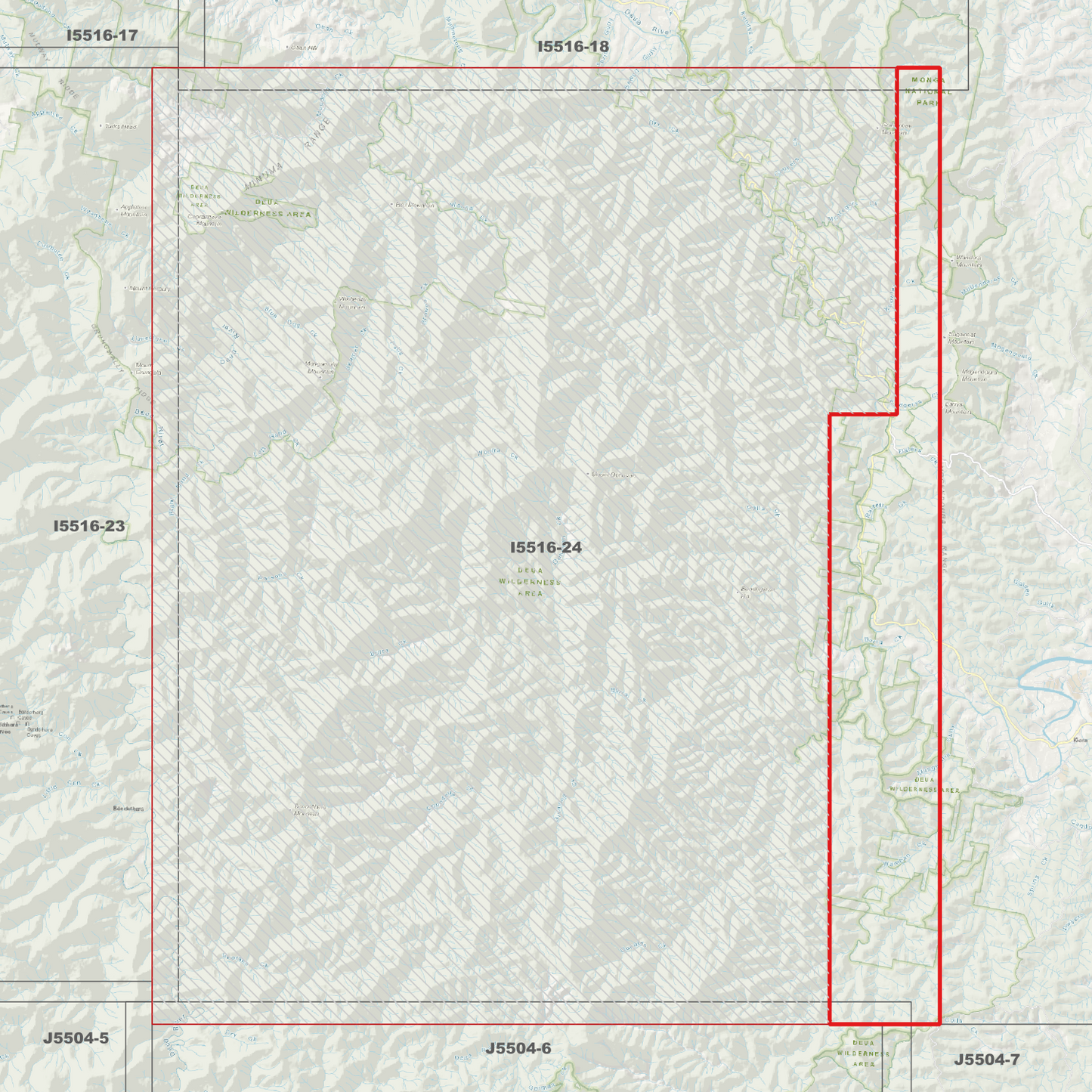 Deua 1m Digital Elevation Model (I5516-24)
