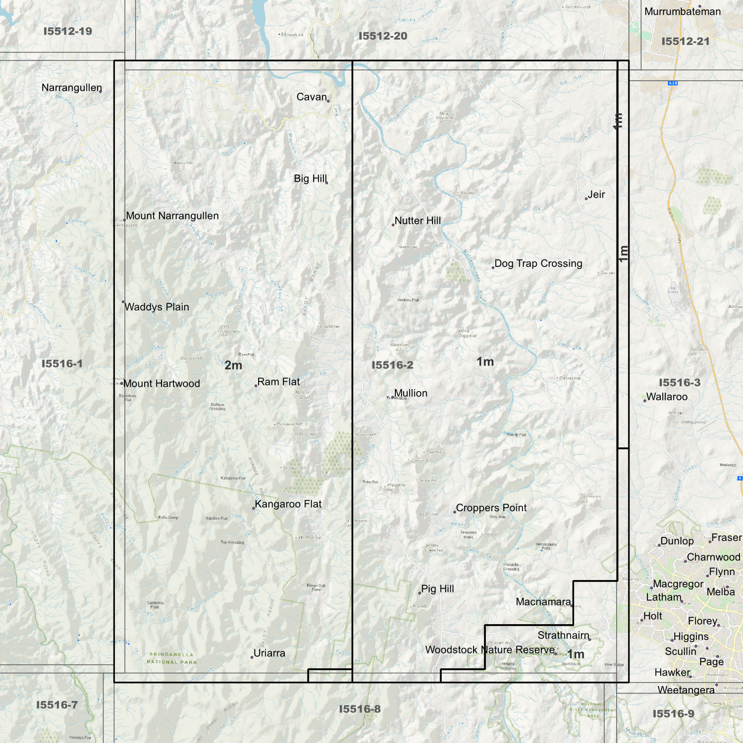 Cavan 1m & 2m Digital Elevation Models (I5516-2)