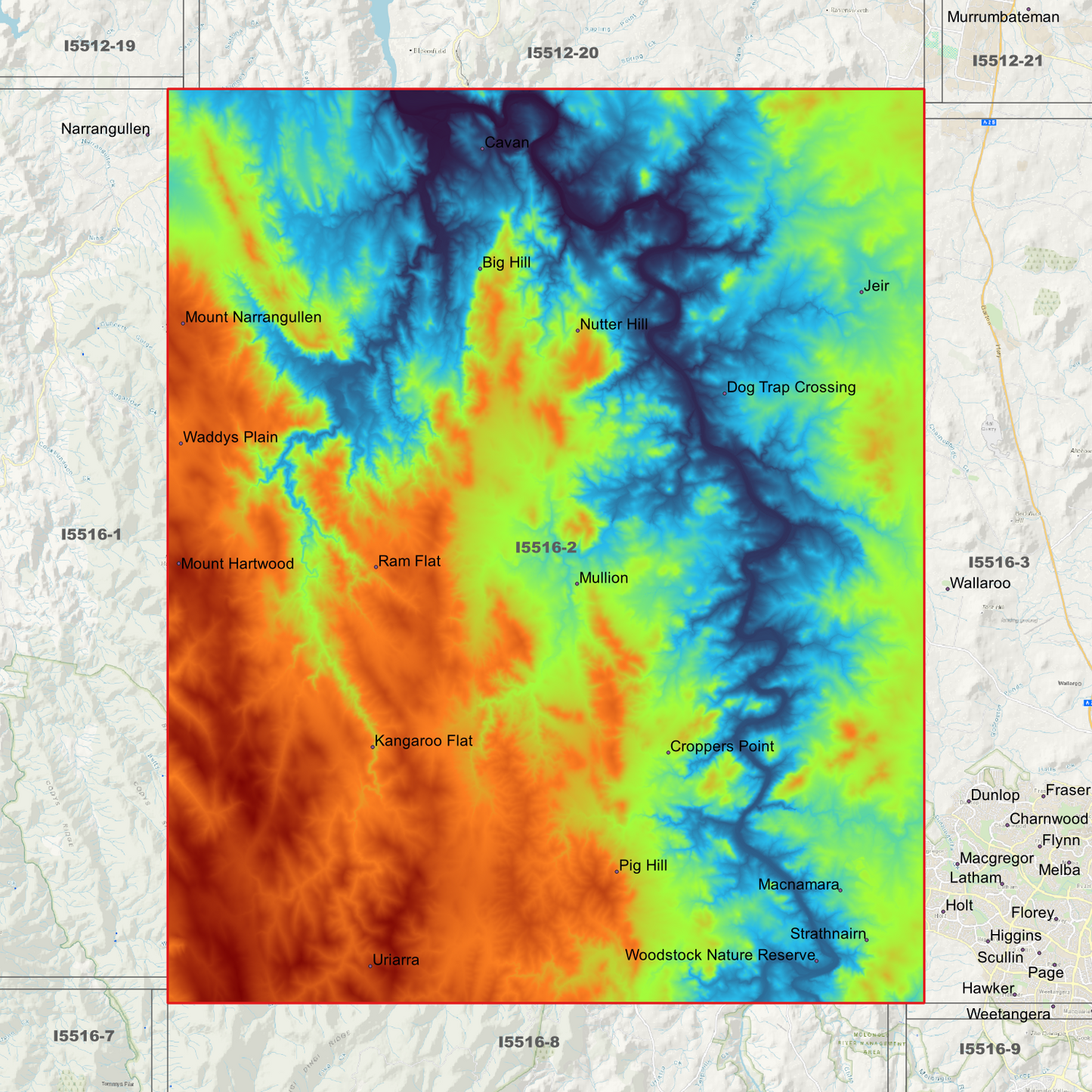 Cavan 1m & 2m Digital Elevation Models (I5516-2)
