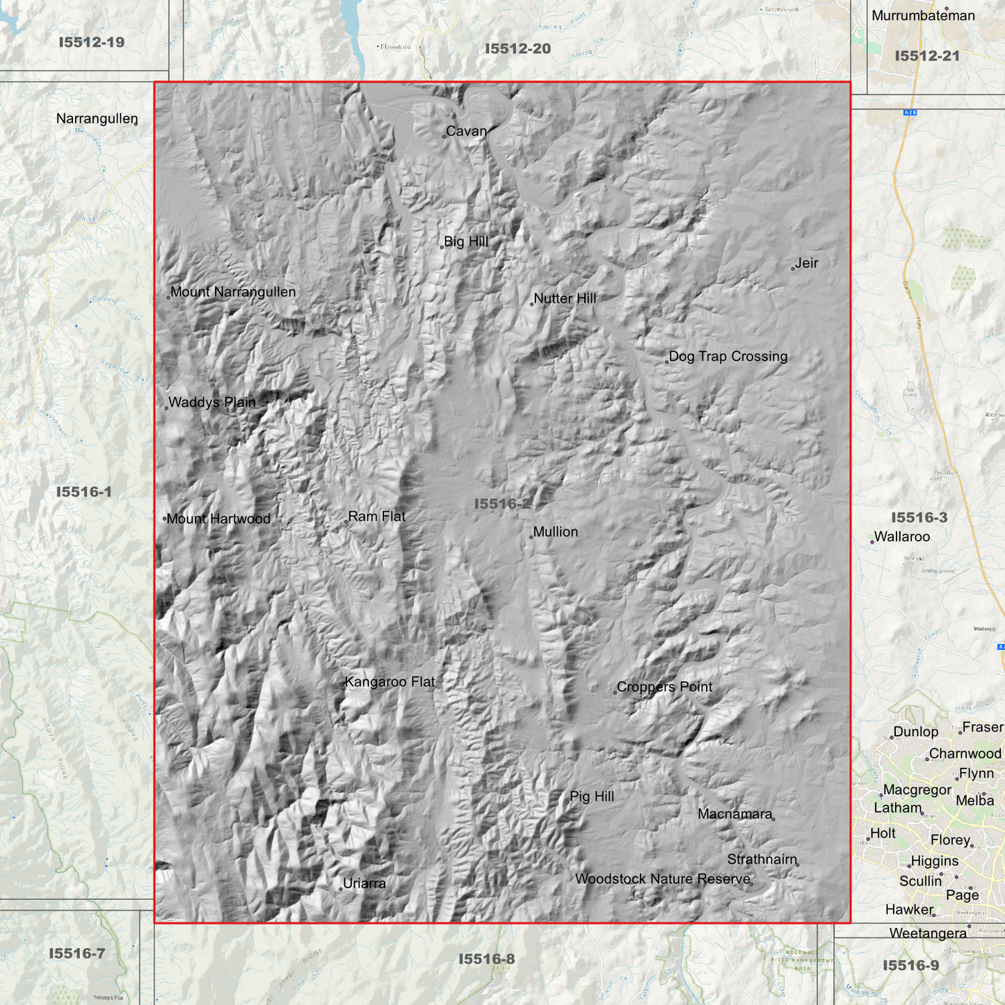 Cavan 1m & 2m Digital Elevation Models (I5516-2)