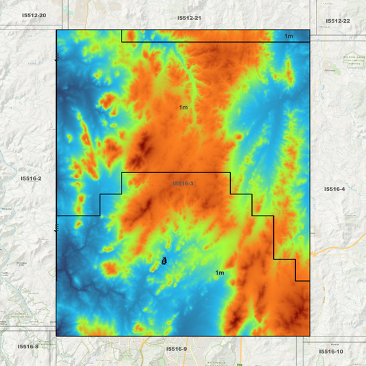 Ngunnawal 1m Digital Elevation Models (I5516-3)
