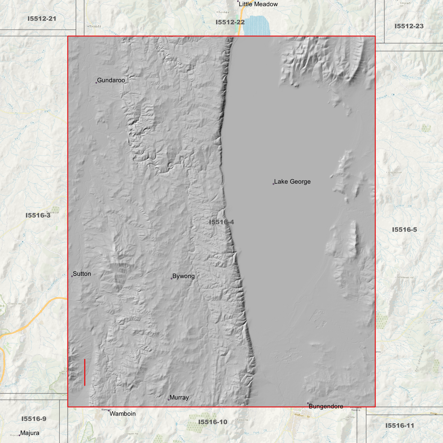 Lake George 1m Digital Elevation Models (I5516-4)