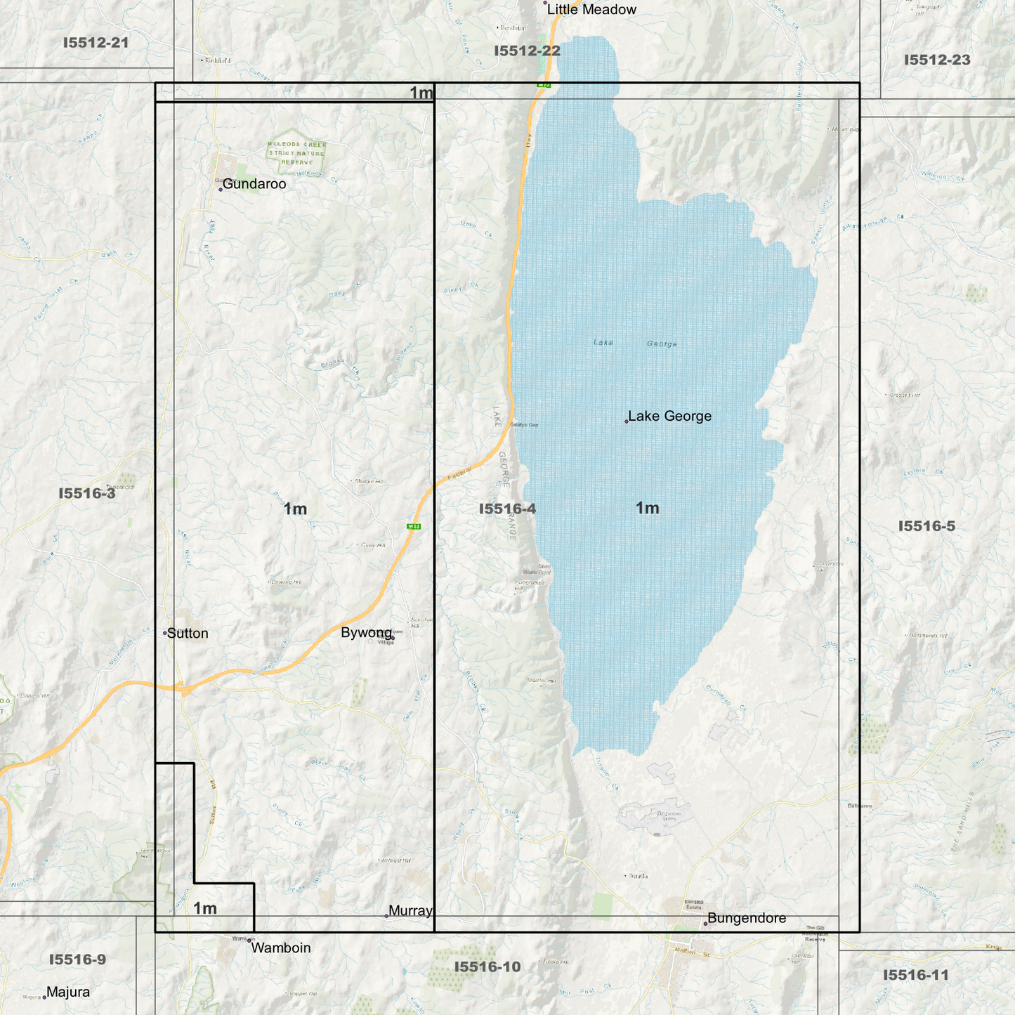 Lake George 1m Digital Elevation Models (I5516-4)