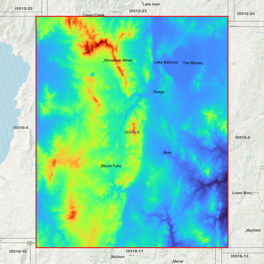 Tarago 1m Digital Elevation Model (I5516-5)