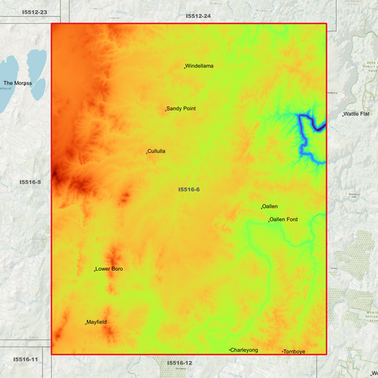 Oallen 1m Digital Elevation Model (I5516-6)