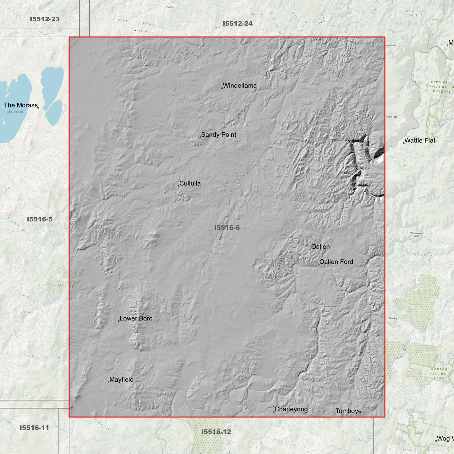 Oallen 1m Digital Elevation Models (I5516-6)