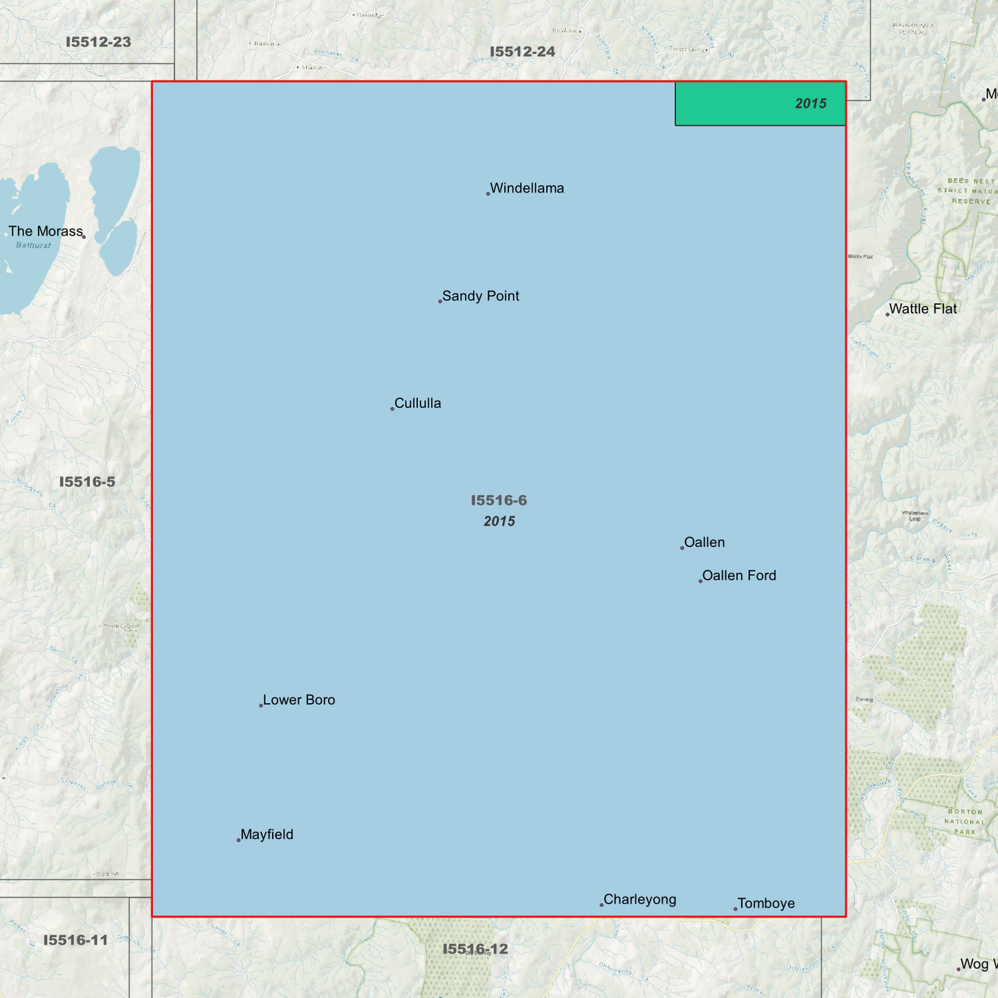 Oallen 1m Digital Elevation Models (I5516-6)