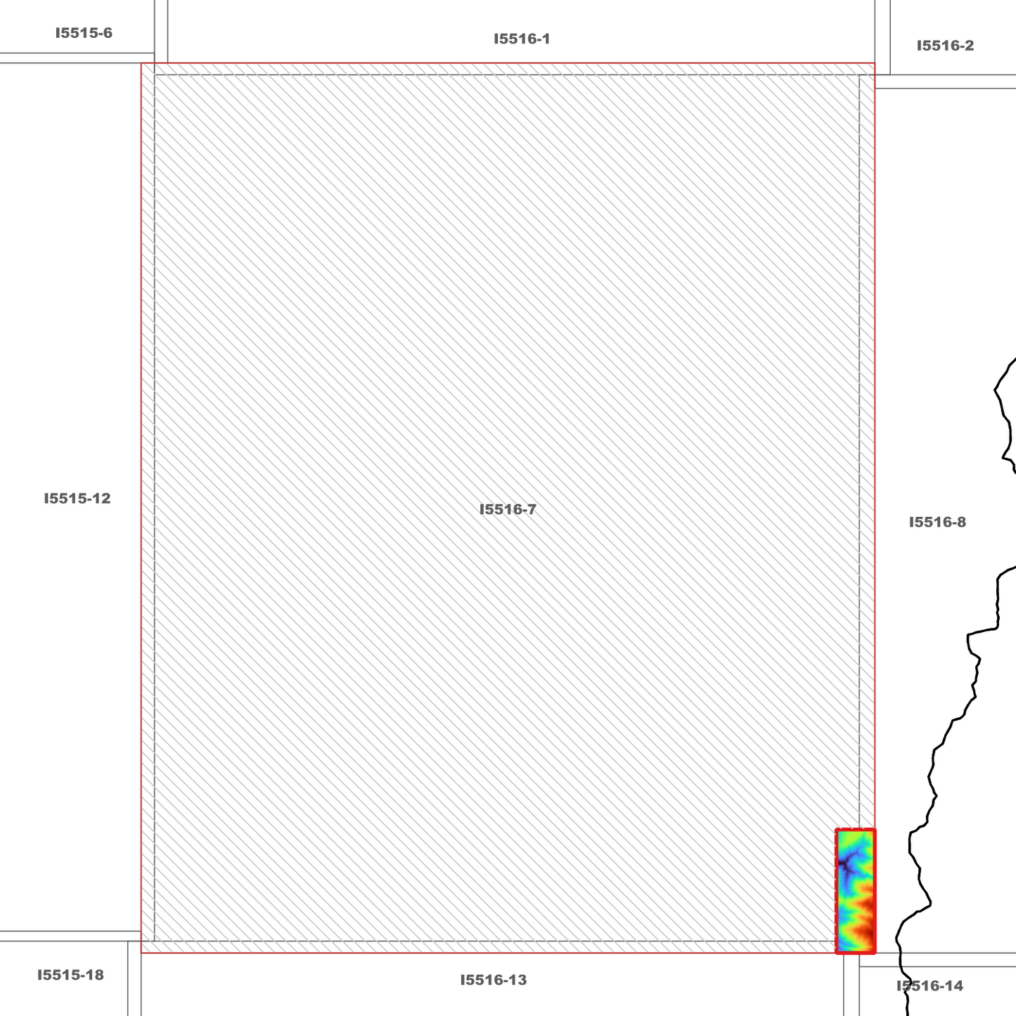 Bramina 1m Digital Elevation Model (I5516-7)