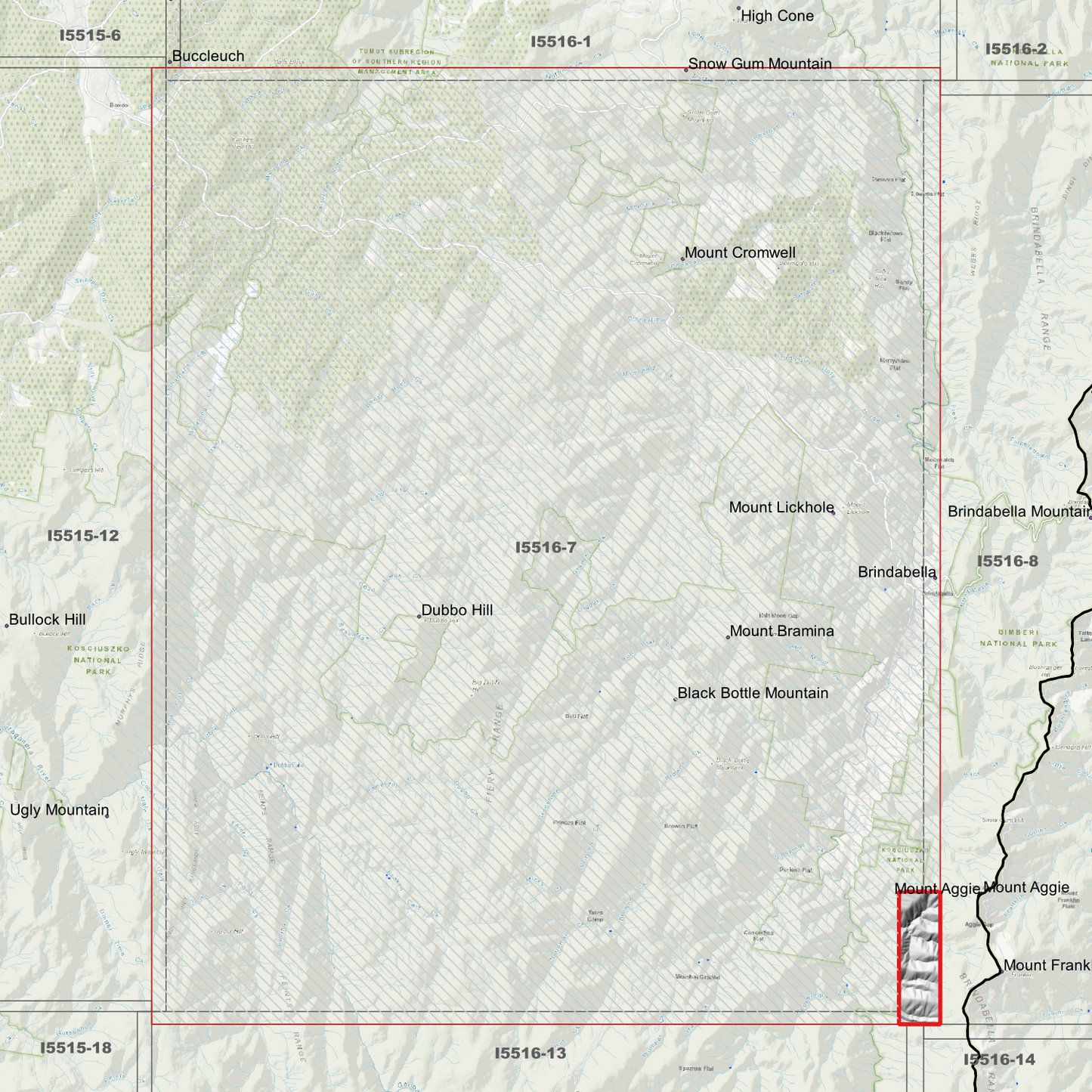 Bramina 1m Digital Elevation Model (I5516-7)