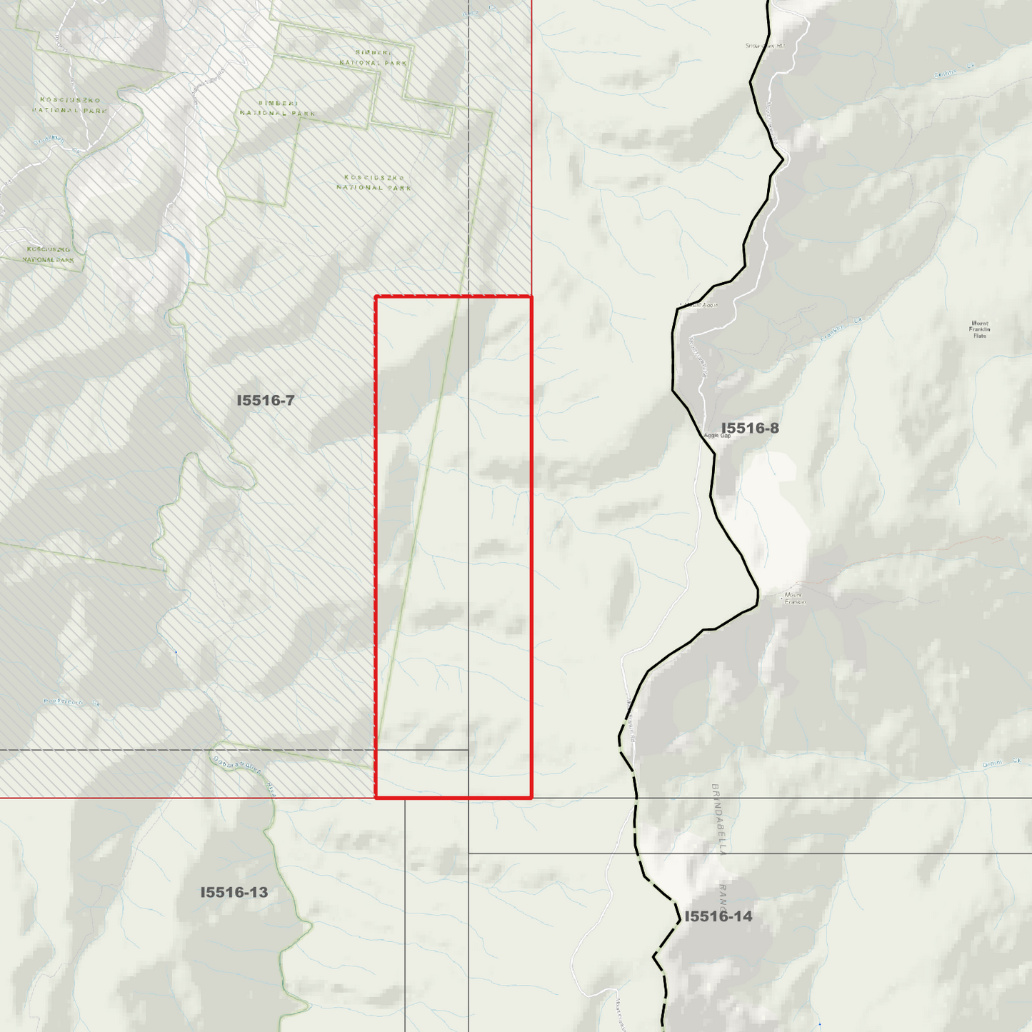 Bramina 1m Digital Elevation Model (I5516-7)