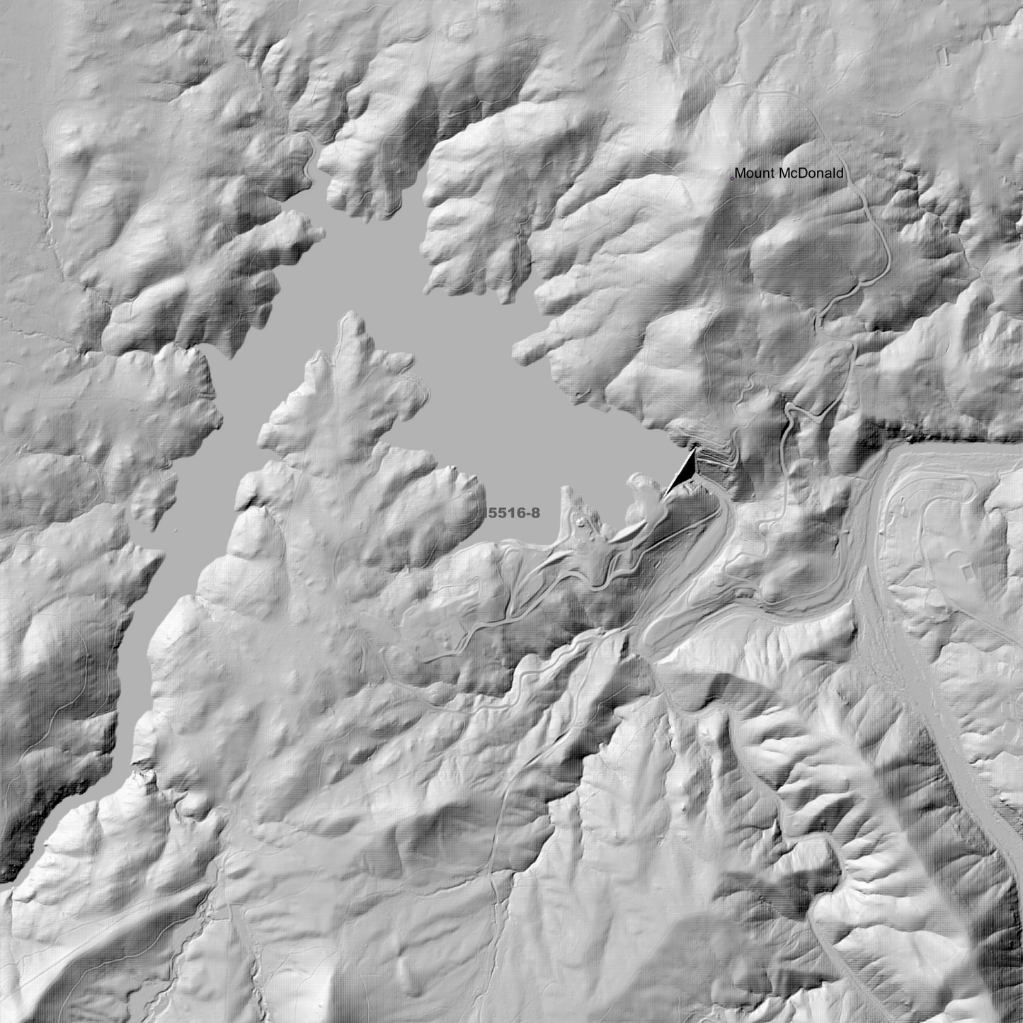 Brindabella 1m & 2m Digital Elevation Models (I5516-8)