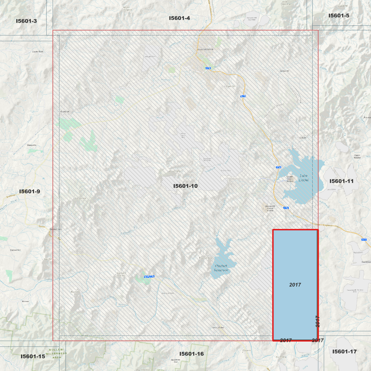 Muswellbrook 1m Digital Elevation Model (I5601-10)
