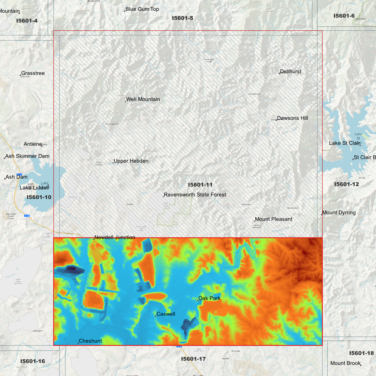 Ravensworth 1m & 2m Digital Elevation Models (I5601-11)