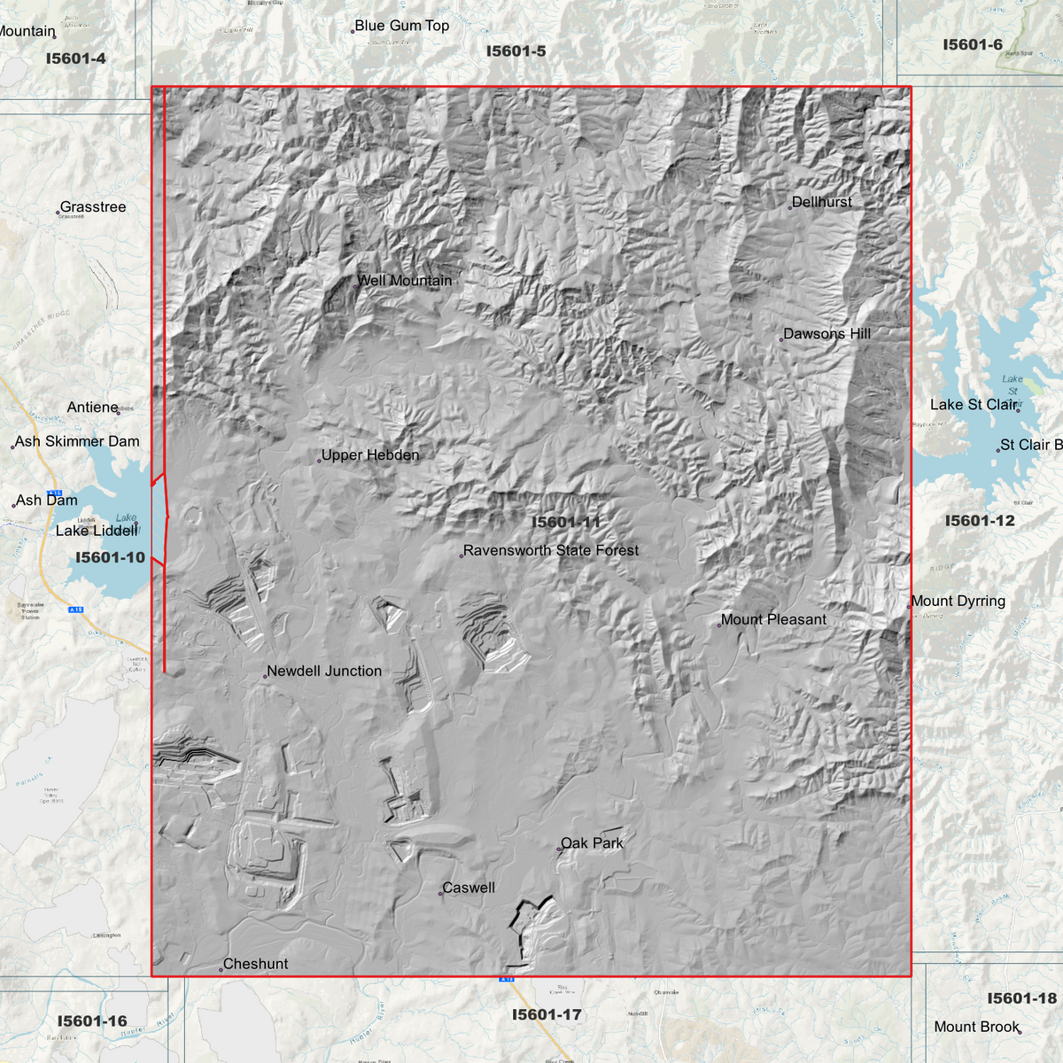 Ravensworth 1m & 2m Digital Elevation Models (I5601-11)