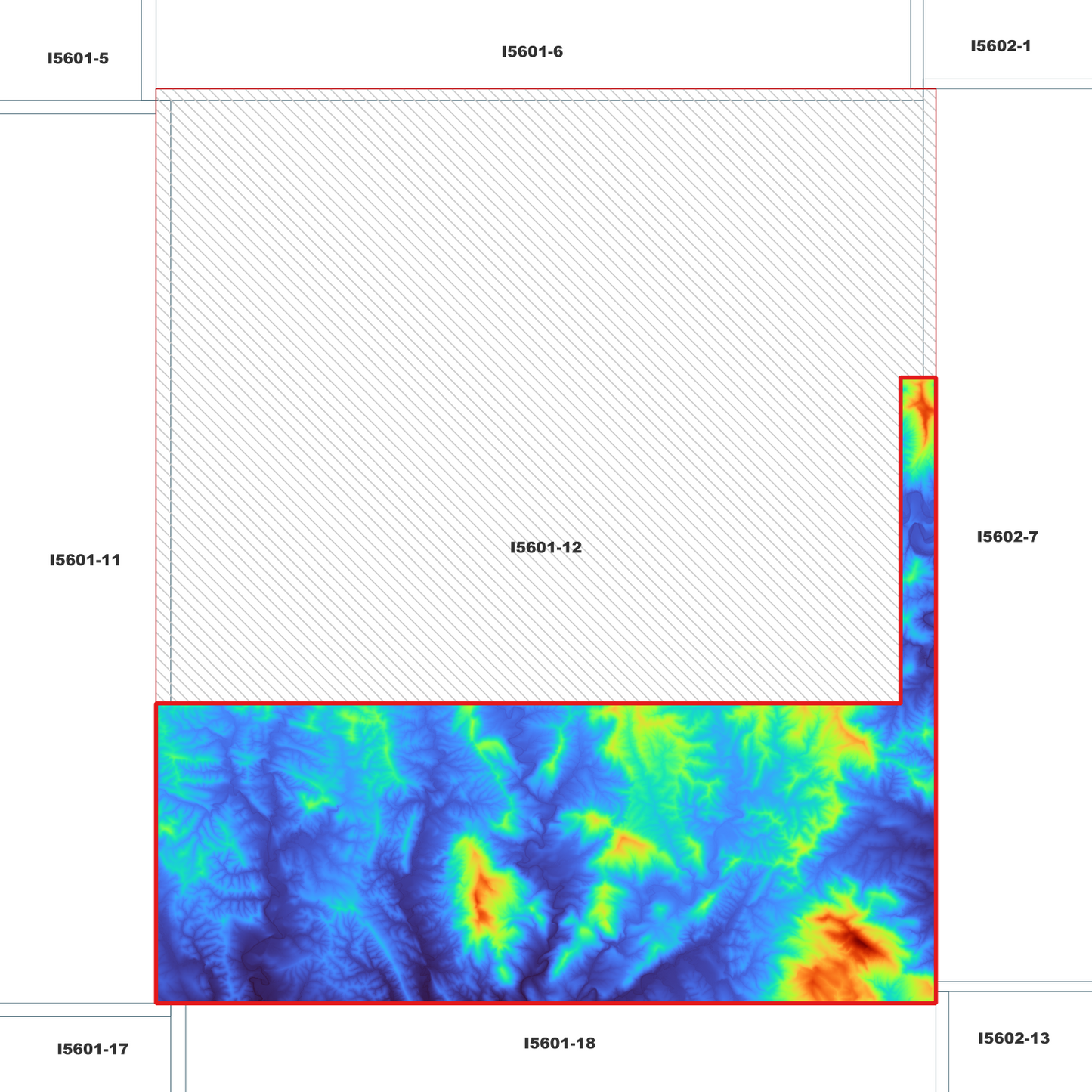 Lostock 1m Digital Elevation Model (I5601-12)
