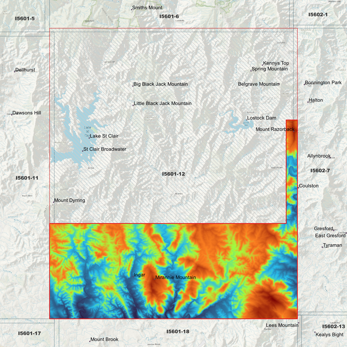 Lostock 1m & 2m Digital Elevation Models (I5601-12)