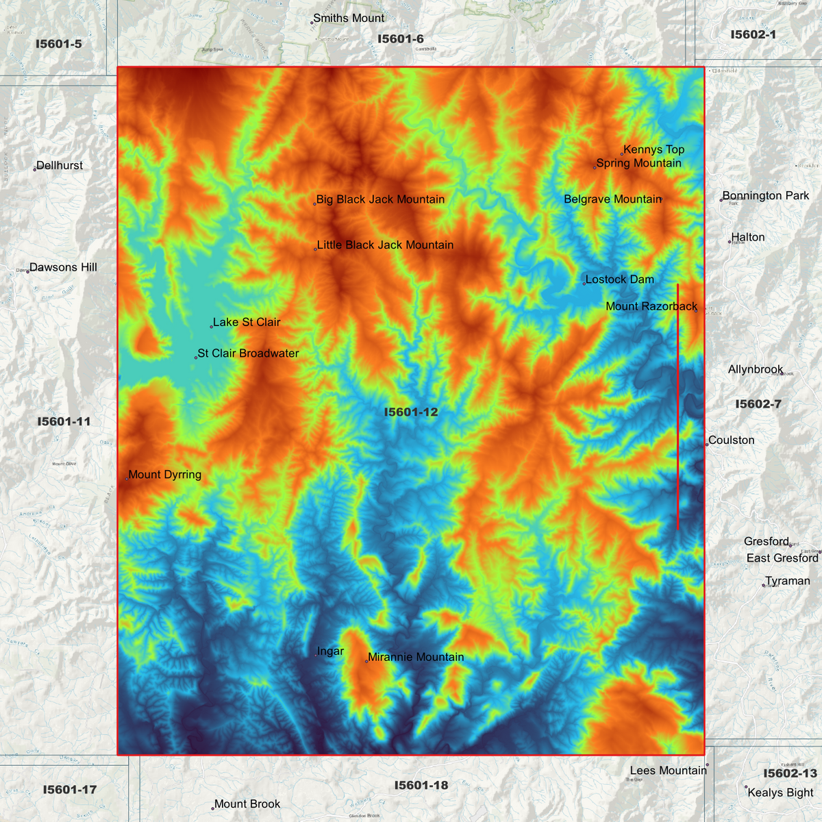 Lostock 1m & 2m Digital Elevation Models (I5601-12)