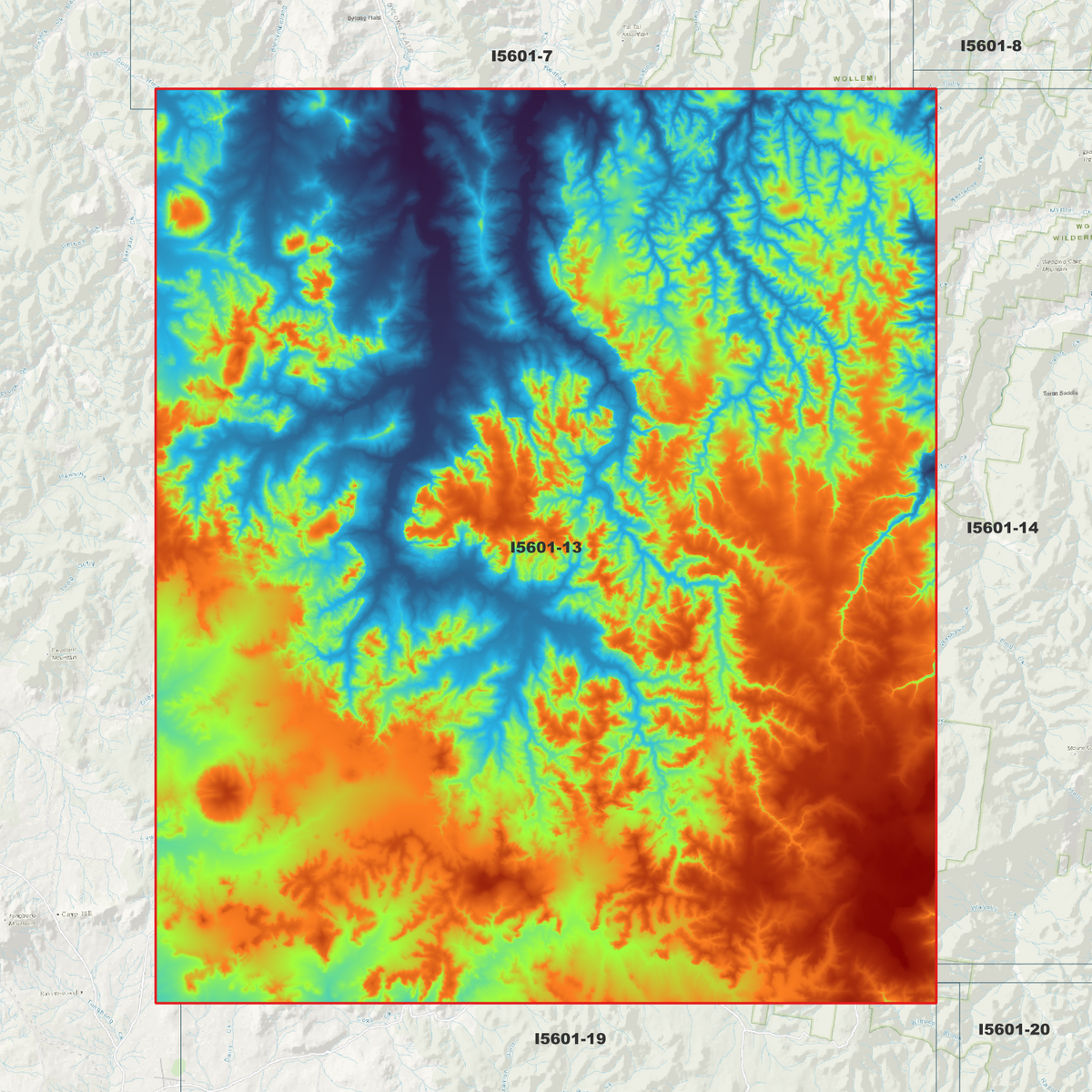 Puzzle 2m Digital Elevation Models (I5601-13)