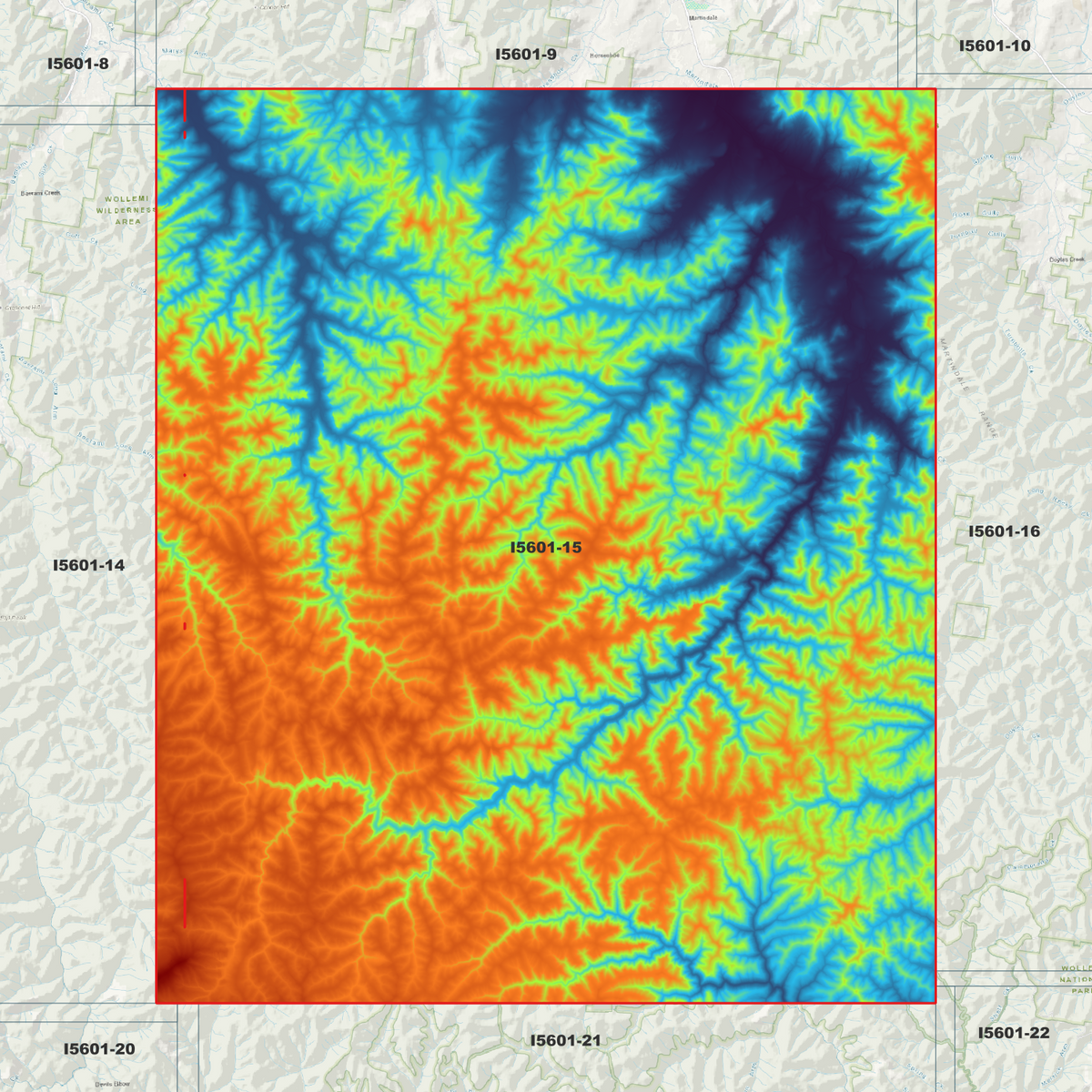 Glen Gallic 2m Digital Elevation Models (I5601-15)