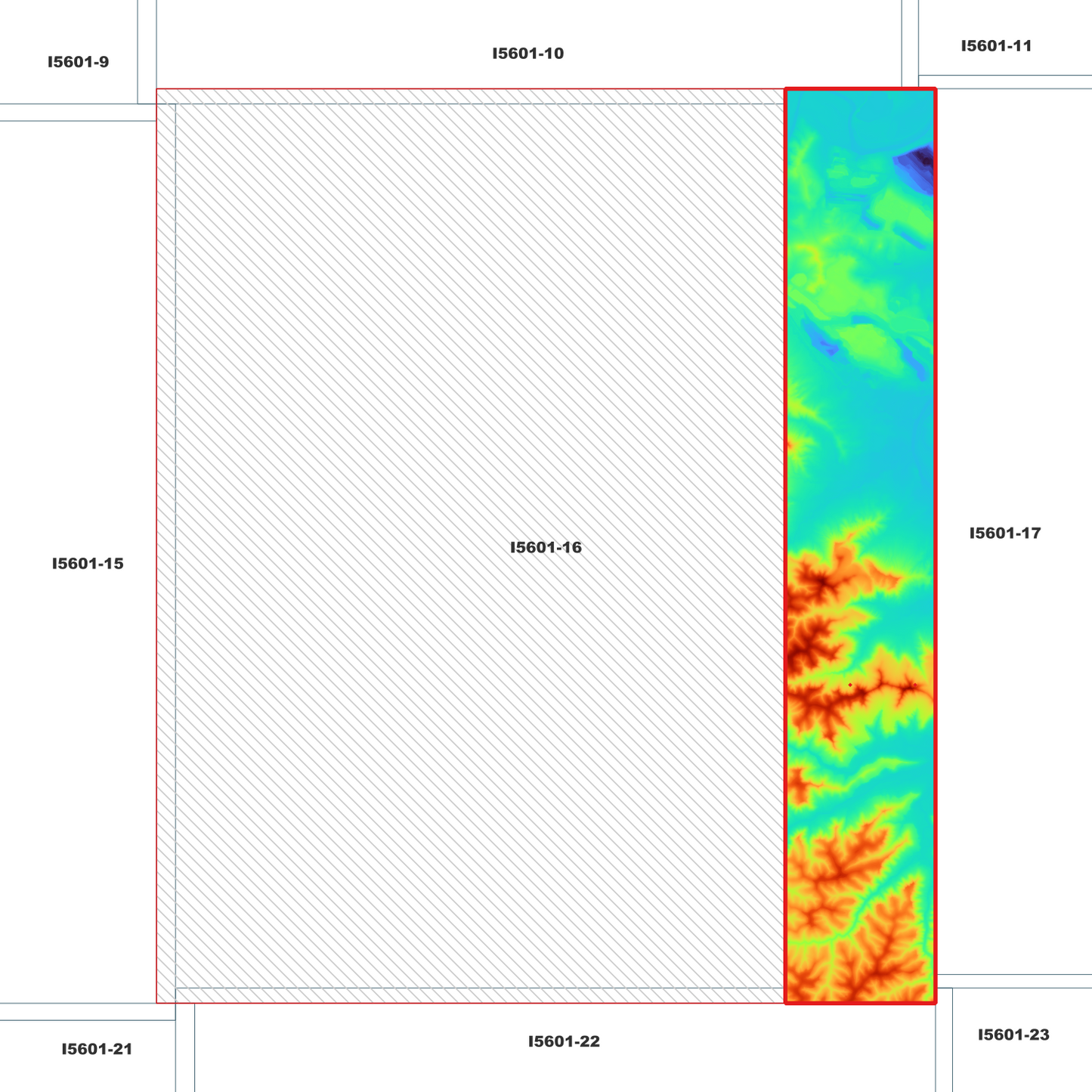 Appletree 1m Digital Elevation Model (I5601-16)
