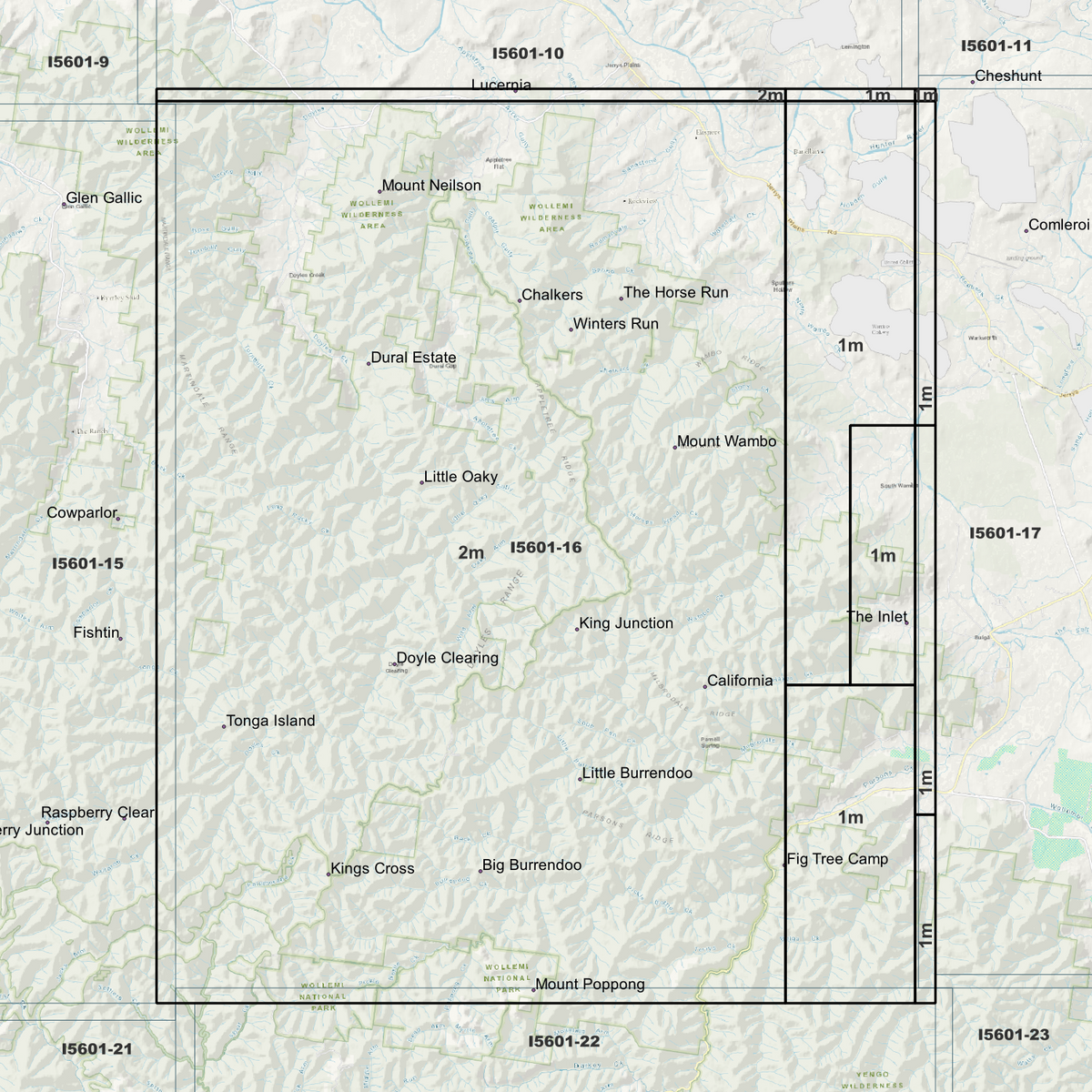 Appletree 1m & 2m Digital Elevation Models (I5601-16)