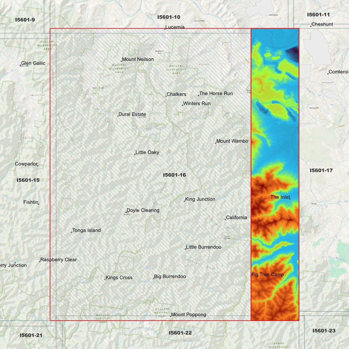 Appletree 1m & 2m Digital Elevation Models (I5601-16)