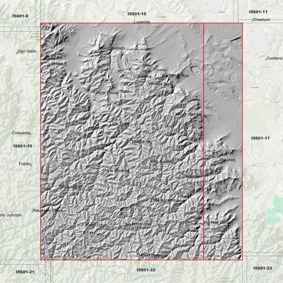 Appletree 1m & 2m Digital Elevation Models (I5601-16)