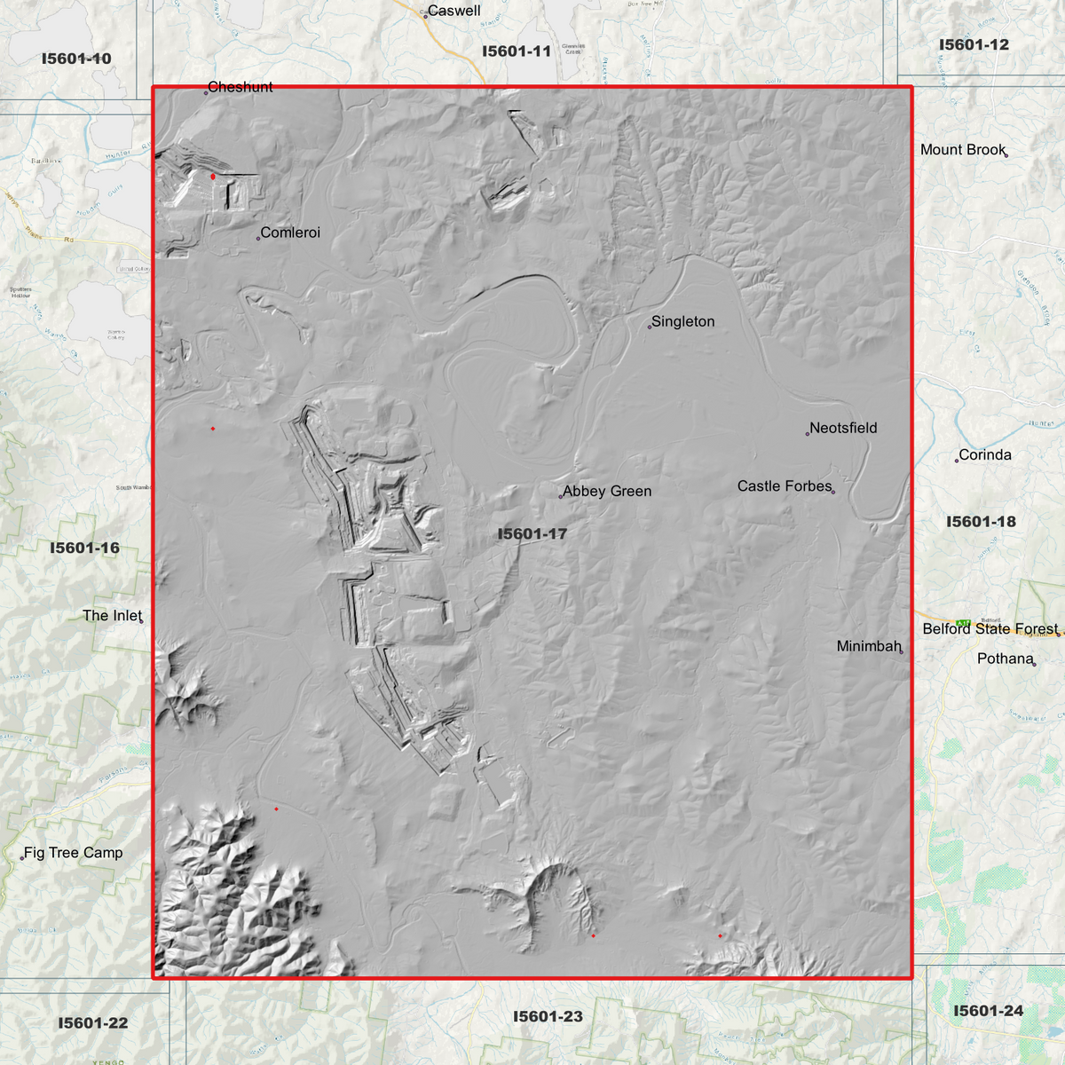 Singleton 1m Digital Elevation Models (I5601-17)